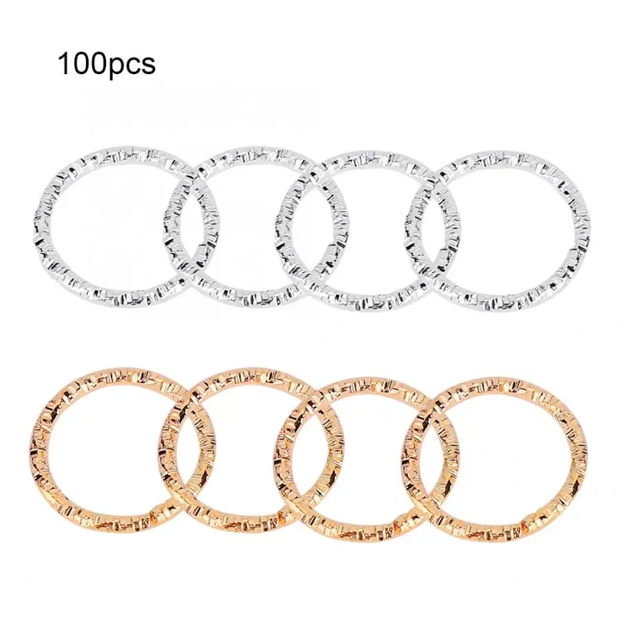 100 шт. кольца для косичек дреды заколки волос петли украшения женщин и девочек