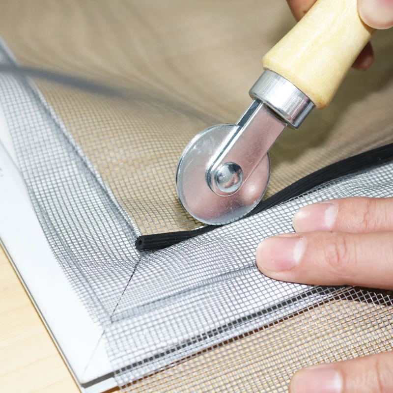 Шкив для экрана давления с ручками из цельного дерева ленты тиснения ручные