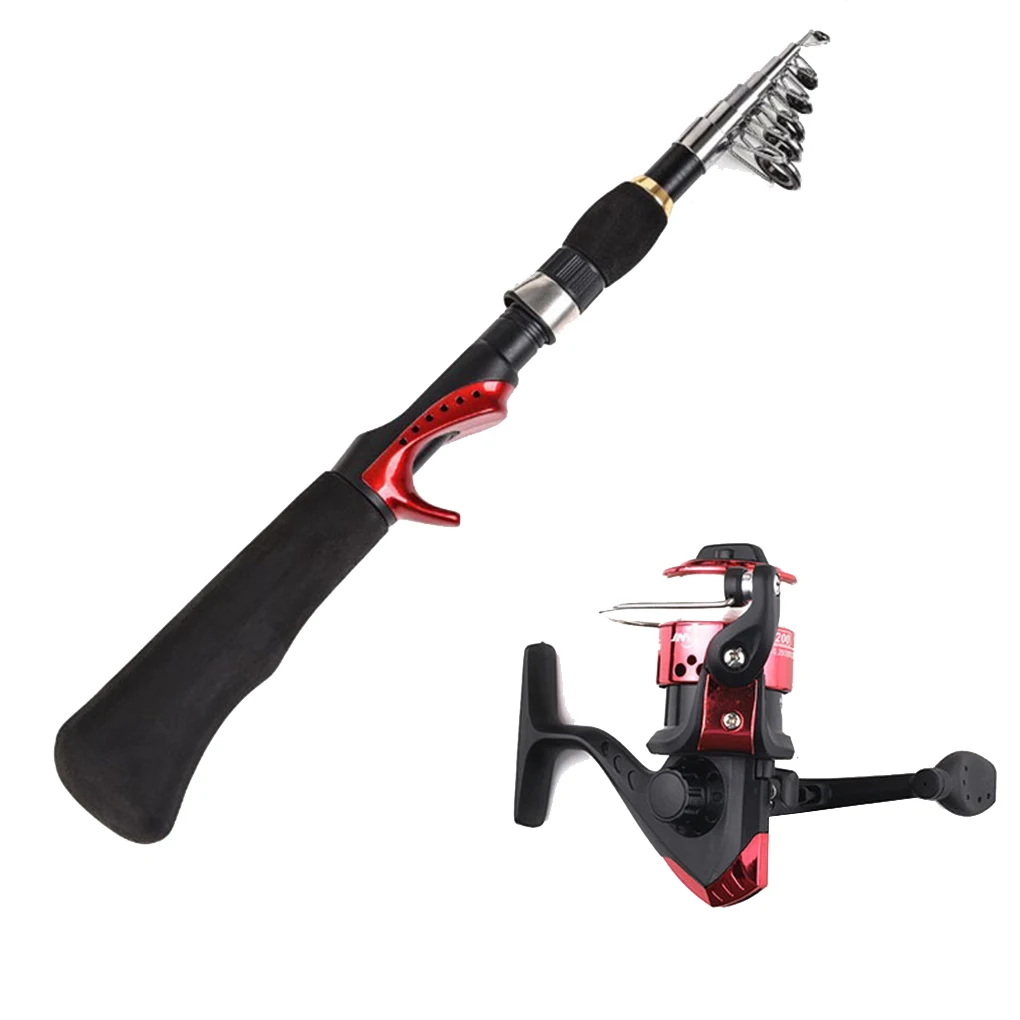 

1.6M Ultralight 6 Sections Telescopic Fishing Rod Ultralight Super Hard Carbon Fiber Portable For Freshwater Carp Stream Pole