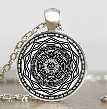 Игра геймер зеркало Сумерки легенда о Зельде принцесса стимпанк кулон новое