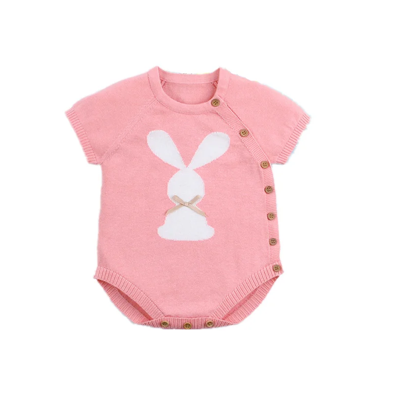 Осенний Вязаный комбинезон для новорожденных мальчиков и девочек Модный вязаная