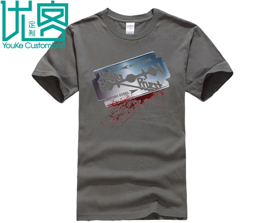 Мужская футболка с надписью Judas Priest черная в британском стиле S M L XL 2XL 3XL|Мужские