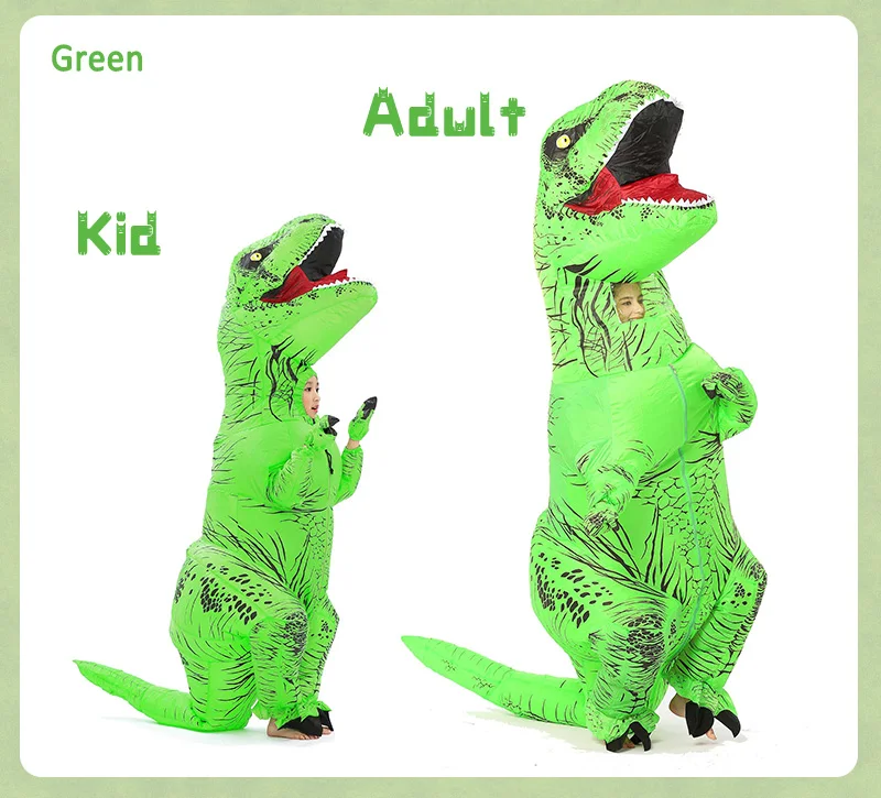 JYZCOS, T-REX, надувной костюм динозавра для взрослых, костюм на Хэллоуин, костюм с вентилятором, disfraces, комбинезон, нарядное платье, наряд, костюм