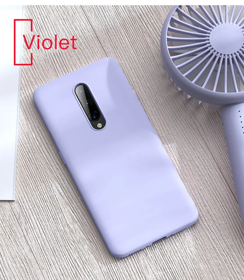 GY Жидкий силиконовый чехол для телефона Oneplus 7T 5 5T 6T 7 Pro, мягкий резиновый однотонный чехол для One Plus 6 6T 7 Pro Capa - Цвет: GY