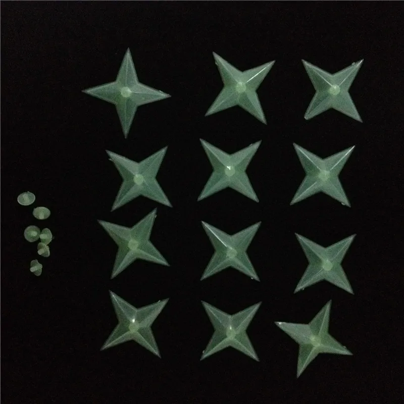 13 ⑤ упак. звезды DIY потолочные светится в темноте наклейки на стену для малышей