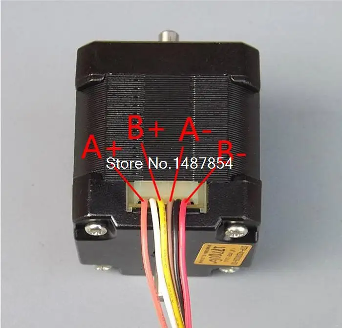 Nema 17 42 японский шаговый двигатель Shinano / torque двигатель/0.45N/1 8