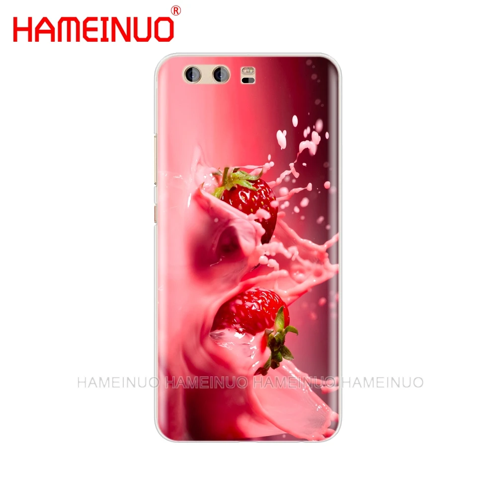HAMEINUO чехол для телефона с клубничным молоком и фруктами huawei Ascend P7 P8 P9 P10 P20 lite plus pro