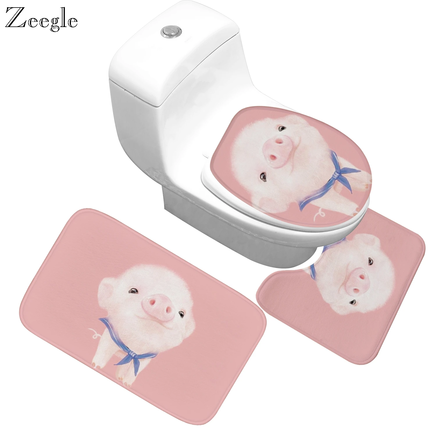 

Коврики Zeegle с животными для гостиной, спальни, коврики для кровати, Нескользящие Коврики для детей, напольные коврики, кухонные коврики