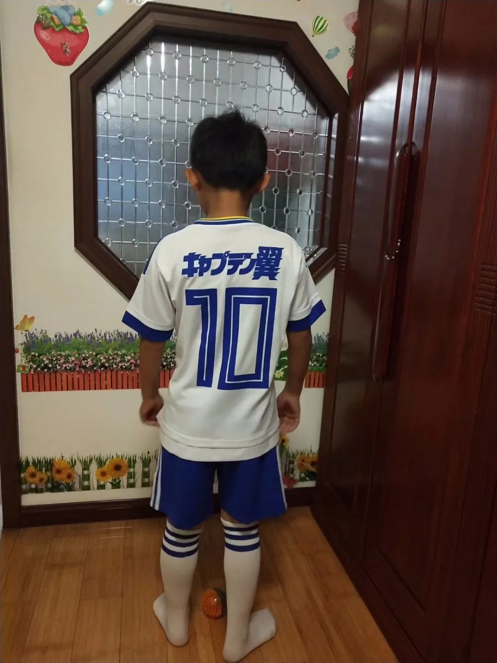 cos капитан Tsubasa футболка+ шорты Джерси футбольный костюм форма быстросохнущая ткань ребенок взрослый размер косплей костюм