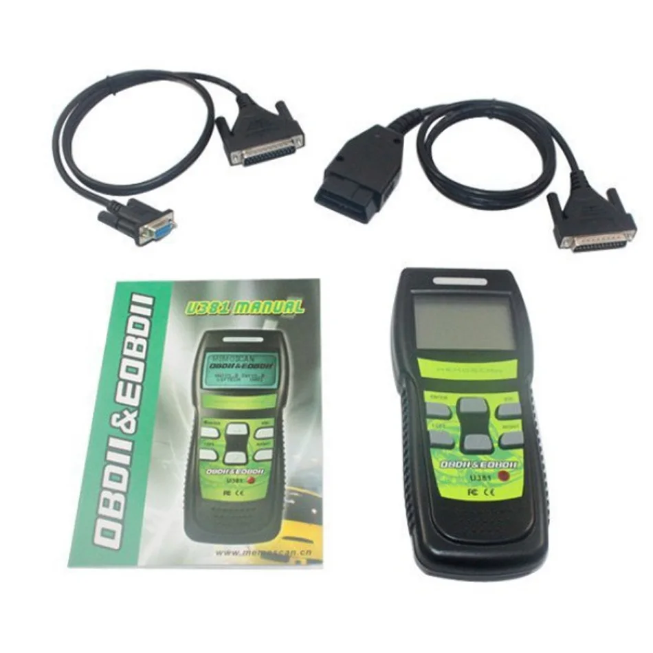 OBD2 считыватель кодов U381 EOBD диагностический Сканер U 381 бесплатная доставка лучшее