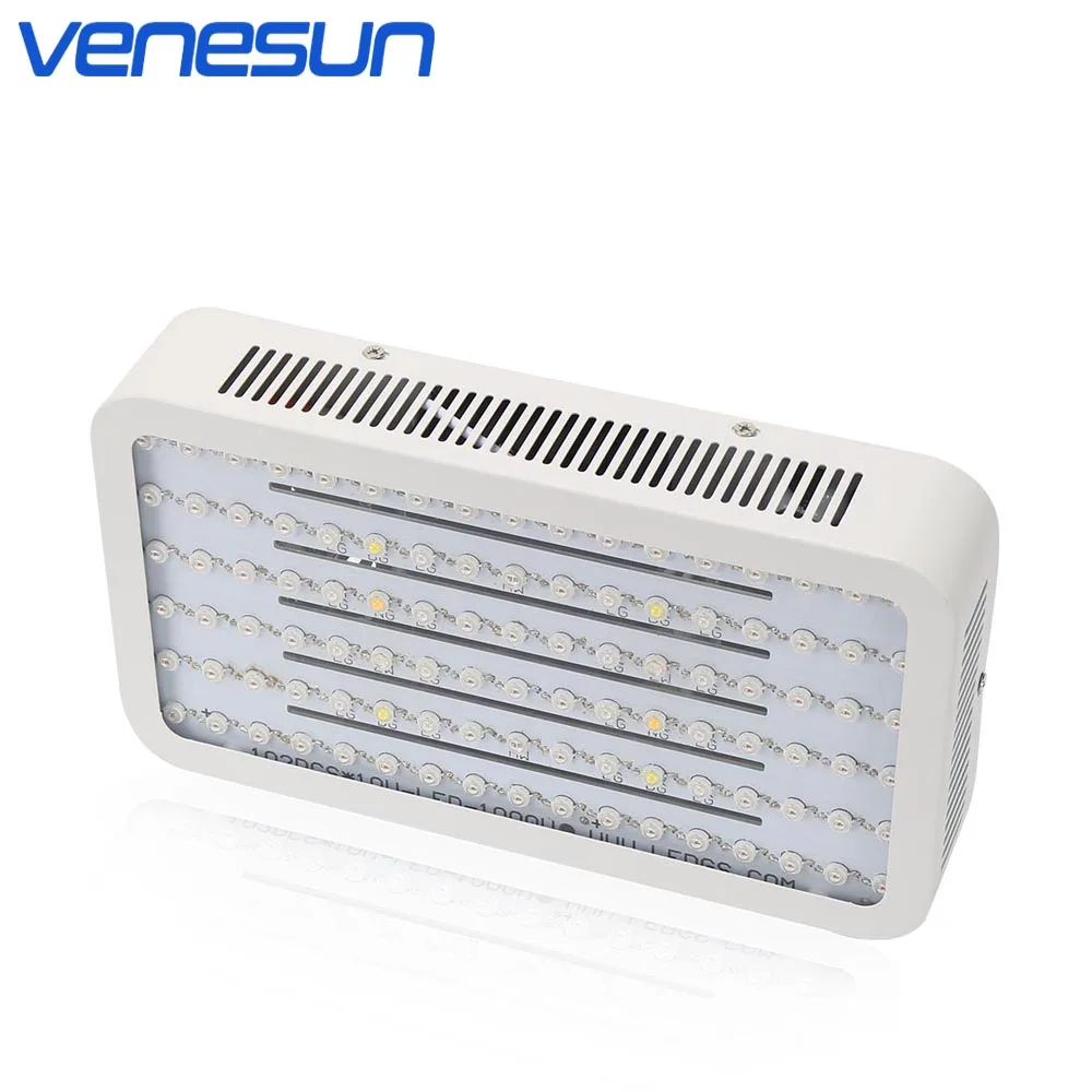 1000W LED Grow Light Venesun полный спектр с 102 шт тройными чипами для комнатных растений Veg и