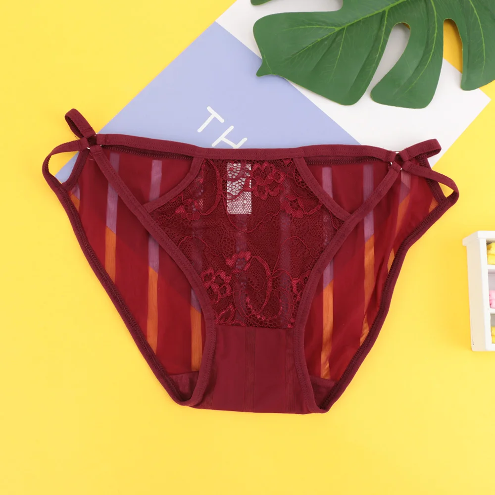 Женские кружевные ледяные шелковые трусики сексуальные стринги мягкое женское