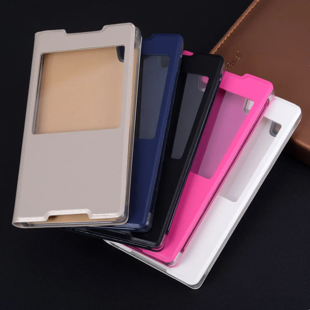 Кожаный чехол с откидной крышкой для телефона Sony Xperia Z5 SonyZ5 XperiaZ5 Z 5 Dual E6633 E6653 E6683 E6603