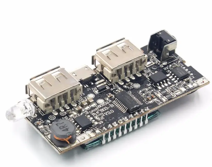 Автоматическая защита! Двойной USB 5V 1A 2.1A мобильный Банк питания 18650 литиевая