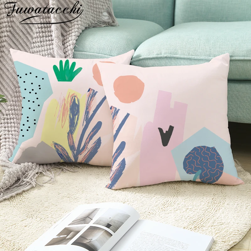 

Fuwatacchi Cushion Cover Throw Pillow Covers for Home Decoration Para Sofa Pillow Cases Sofa Pillow Decorative Pillows