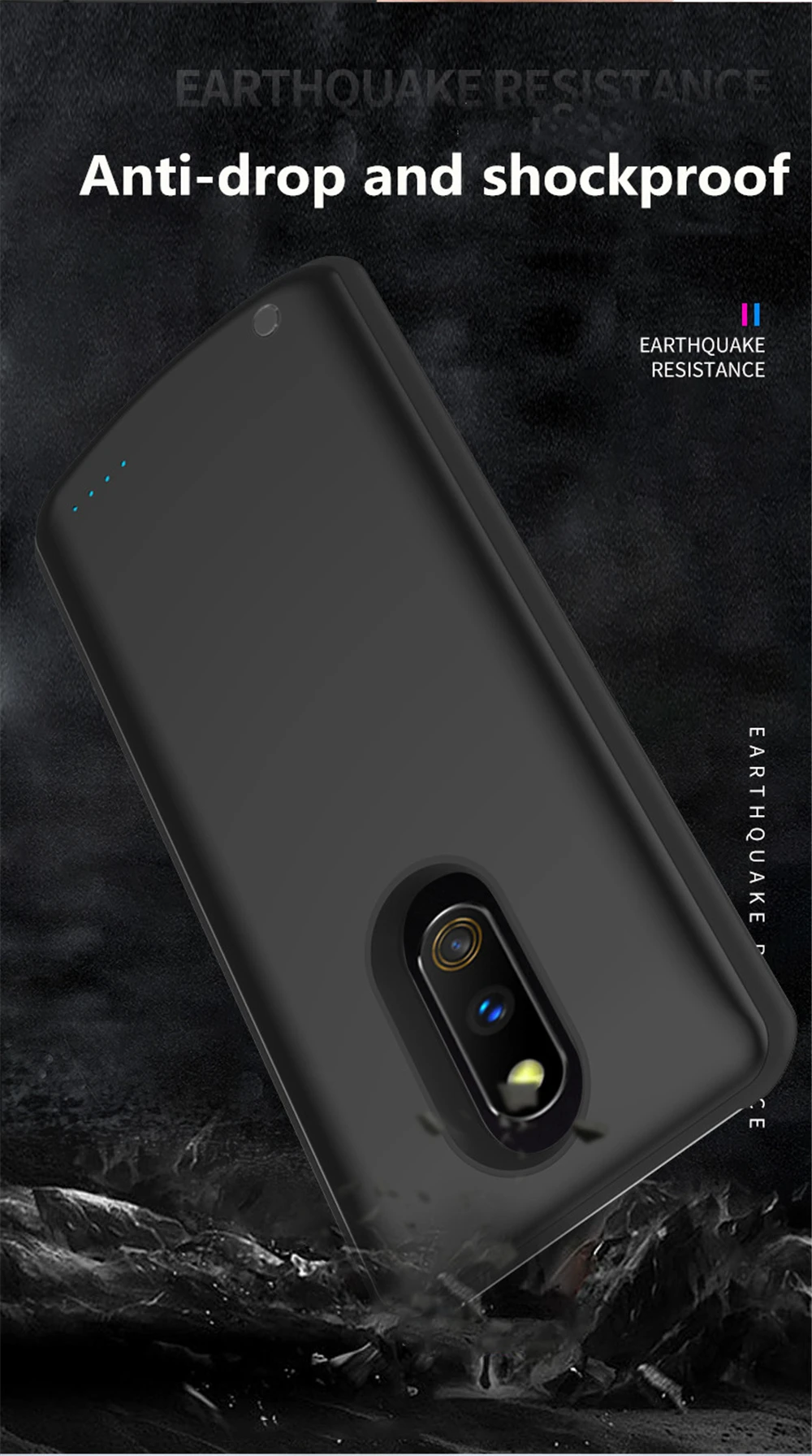 NTSPACE зарядное устройство чехол s для OPPO Realme X чехол для батареи 6500 мАч Тонкий портативный внешний аккумулятор чехол для зарядки чехол для аккумулятора