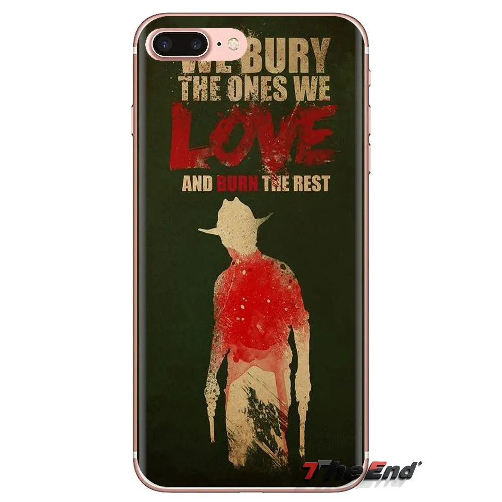 Прозрачный чехол из ТПУ для Sony Xperia Z Z1 Z2 Z3 Z5 compact M2 M4 M5 C4 E3 T3 XA Huawei Mate 7 8 Y3II The Walking Dead game
