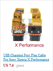 Usb зарядный порт гибкий кабель для Sony Xperia XA F3111, F3113, F3115 USB зарядное устройство Соединительная плата запчасти с вибрацией