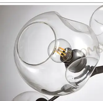 clear glass Подвесной светильник в американском стиле для кухни, столовой, современный подвесной светильник, Ретро винтажный подвесной светильник, подвесной светильник - Цвет корпуса: clear glass