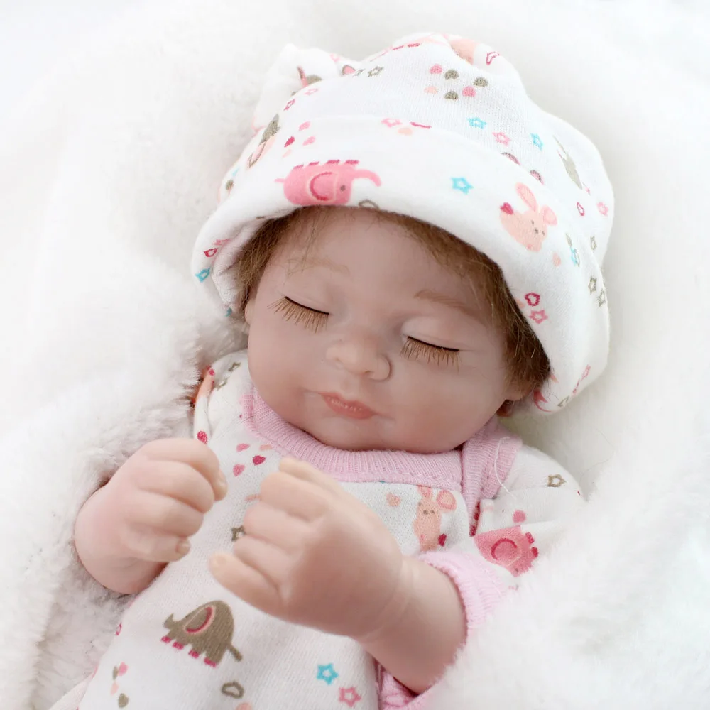 KAYDORA Reborn Baby Dolls 10 дюймов 25 см мягкий силиконовый Bebe Reborn Развивающие игрушки для девочек оптом Bathable Boneca Menina