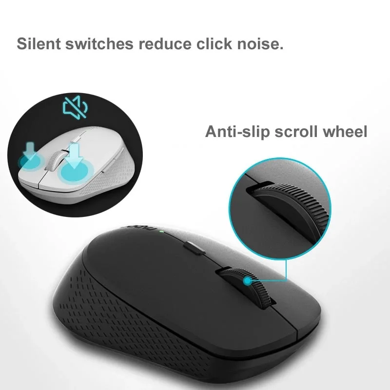 Rapoo многомодовая Бесшумная беспроводная клавиатура, мышь, комбинации Bluetooth 3,0/4,0 RF 2,4g, переключение между 3 устройствами связи
