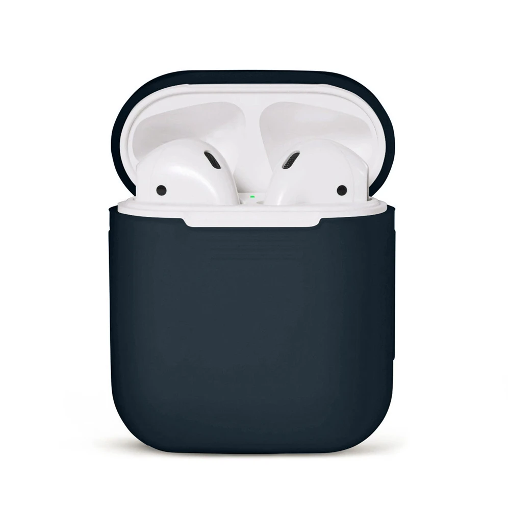 Силиконовый чехол для Apple AirPods настоящие беспроводные наушники противоударные