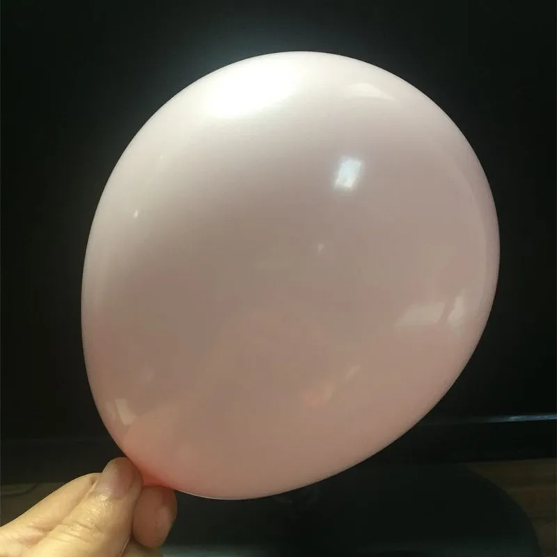 5inch Light Pink KAMMIZAD воздушный шар на 1-й День Рождения 50 шт. 5 дюймов прозрачные латексные шары Арка Черное золото для единорога вечерние babyshower декоративный воздушный шар - Цвет: 5inch Light Pink