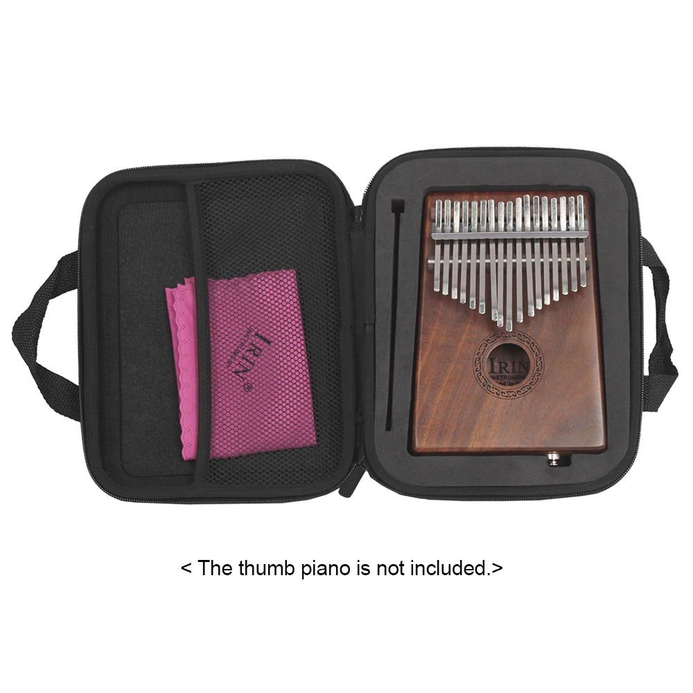 Ударопрочный чехол для Kalimba с 17 кнопками пальцев пианино сумка Mbira водостойкая