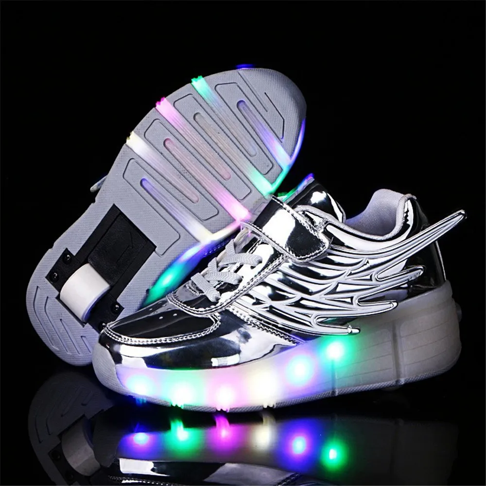 2019 кроссовки Heelys для мальчиков роликовые коньки детская обувь с колесом Негро