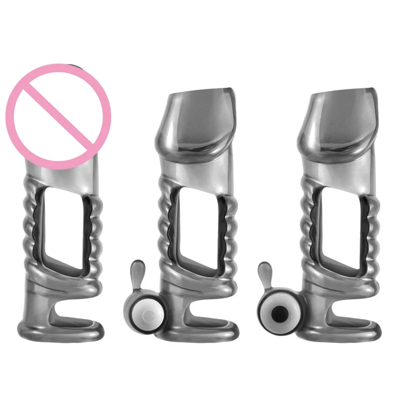 Вибрирующий силиконовый прозрачный презерватив набор анти преждевременная