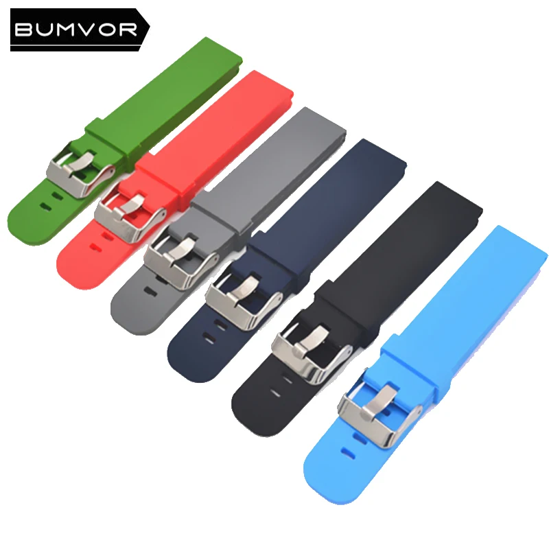 Ремешок силиконовый для смарт часов многоцветный Браслет Samsung Gear Sport / S2 Classic Huawei