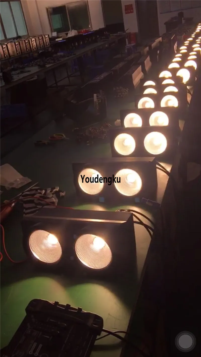 2-eyes 200w белый теплый водонепроницаемый сценический свет Blinder 2x100W COB LED аудитория