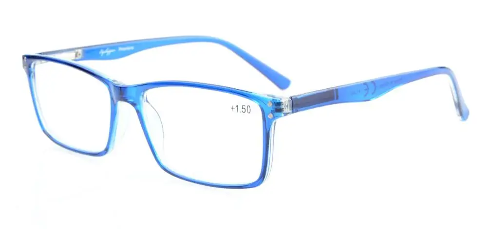 R802 Eyekepper Стильные Читатели качество пружинные петли очки для чтения+ 0,5/0,75/1,0/1,25/1,5/1,75/2,0/2,25/2,5/2,75/3,0/3,5/4,0/ - Цвет оправы: Blue