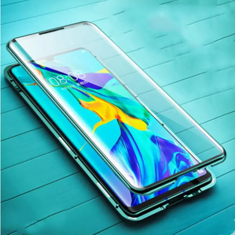 Роскошный защитный Магнитный чехол для всего тела huawei P30 Pro P20 mate 20 360 закаленное