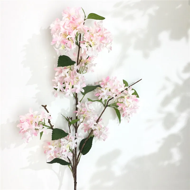 Flone 4 ветки искусственные сиреневые цветы женский Букет декор для свадьбы