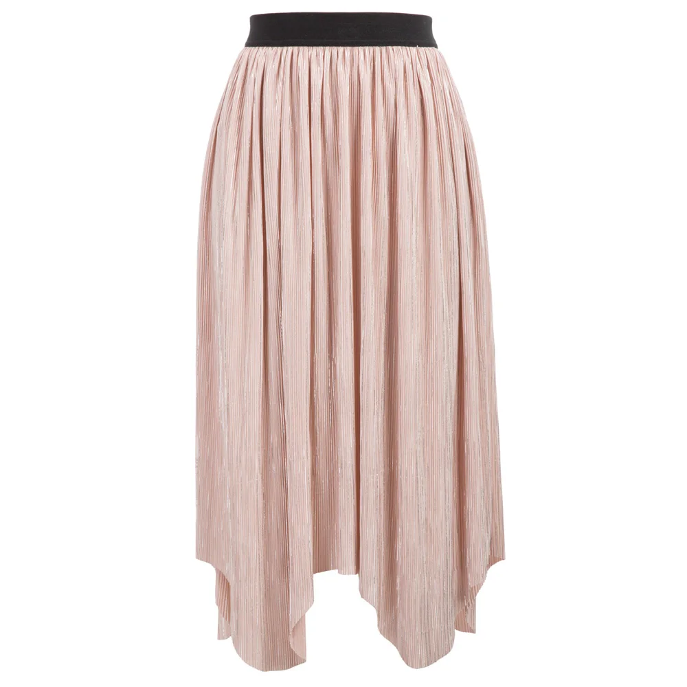 GK Женская юбка с эластичной резинкой на талии асимметричный подол расклешенная