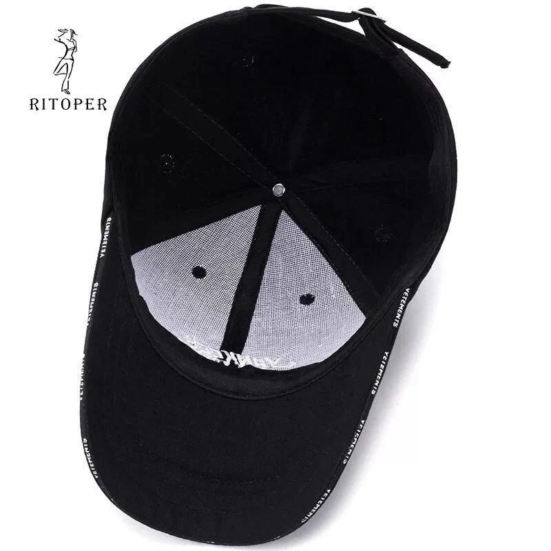 Бейсболка RITOPER в стиле унисекс Мужская кепка японском и корейском с вышивкой слов