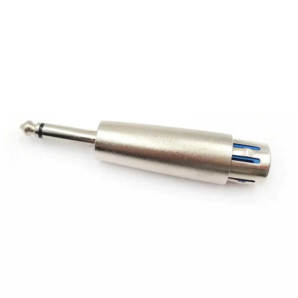 Danspeed 1 шт. 6.35 мм 1/4 &quotштекер для 3Pin XLR Гнездо аудио адаптер микрофона|plug male|plug 6.35mmplug