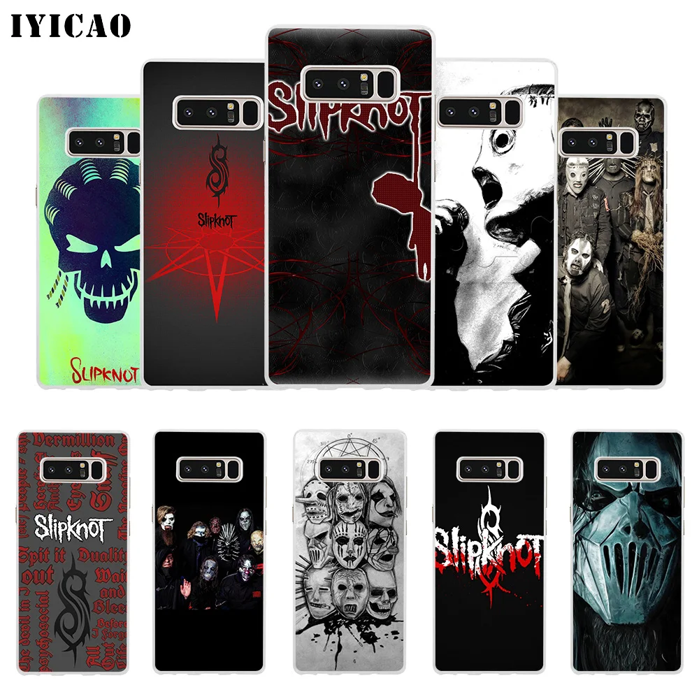 Мягкий силиконовый чехол IYICAO Slipknot Unsainted для Samsung A5 A6 Plus A7 A8 A9 J3 J5 J7 Note 8 9