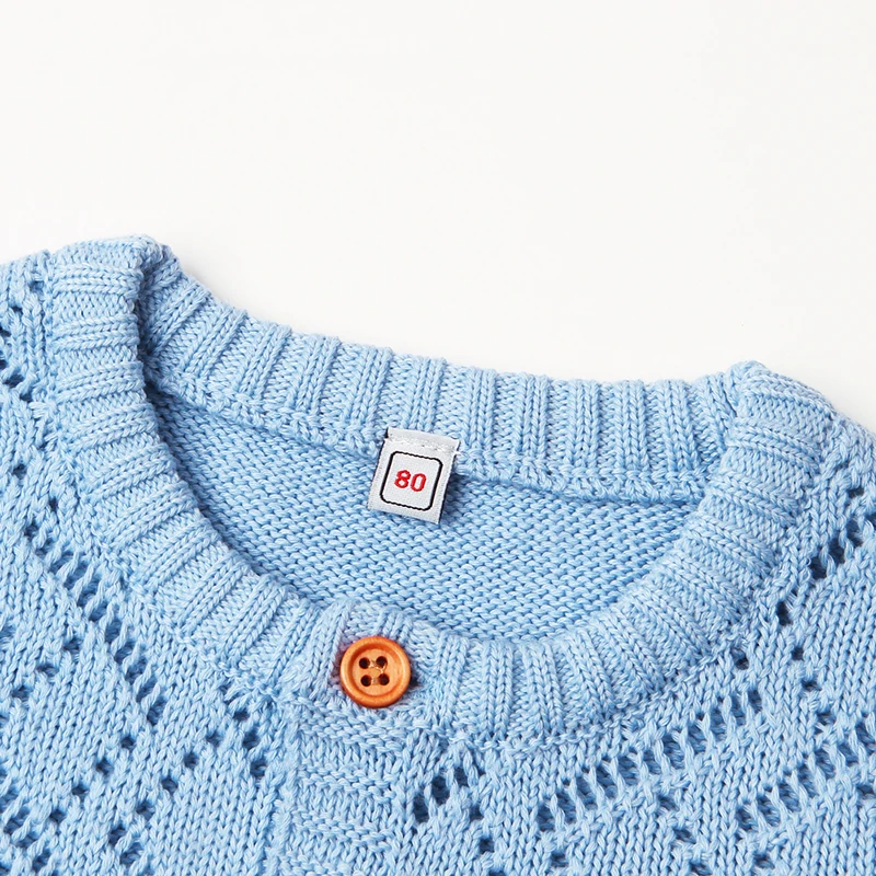 2020 трикотажные бриджи для малышей Одежда новорожденных на весну и лето ажурные