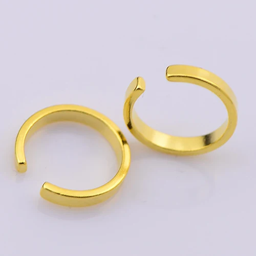 gold x 2piece 2 шт., модные серьги-каффы для ушей brinco, серебреные серебряные клипсы, манжеты для женщин и мужчин, серьги-каффы хорошего качества - Окраска металла: gold x 2piece