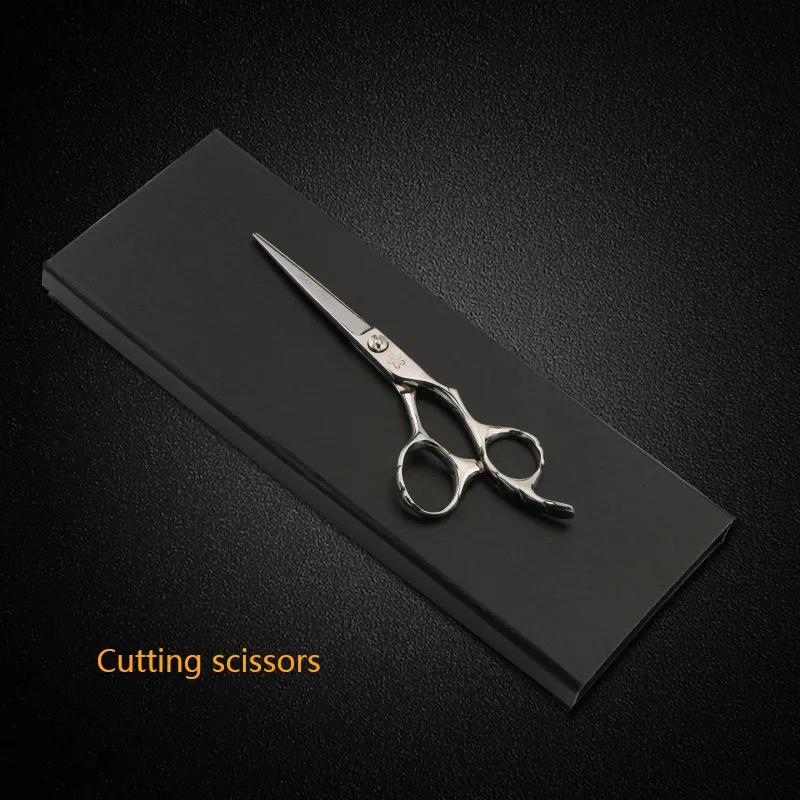 1 Cutting Scissors Вишни 5,5 дюймов резка Истончение Scissor салон Парикмахерские Набор Нержавеющая сталь Парикмахерские Регулярные V форма 30 зубы - Цвет: 1 Cutting Scissors