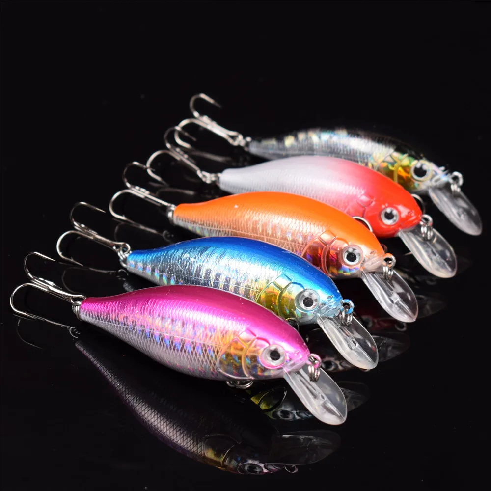 1 шт. 7 см 13 4 г рыболовная приманка 6 # крючки искусственные приманки para pesca crankbait
