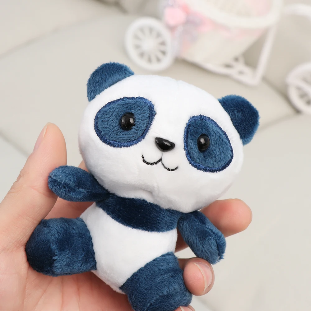 10 см милые Мультяшные панды плюшевые игрушки для малышей мягкие куклы в подарок