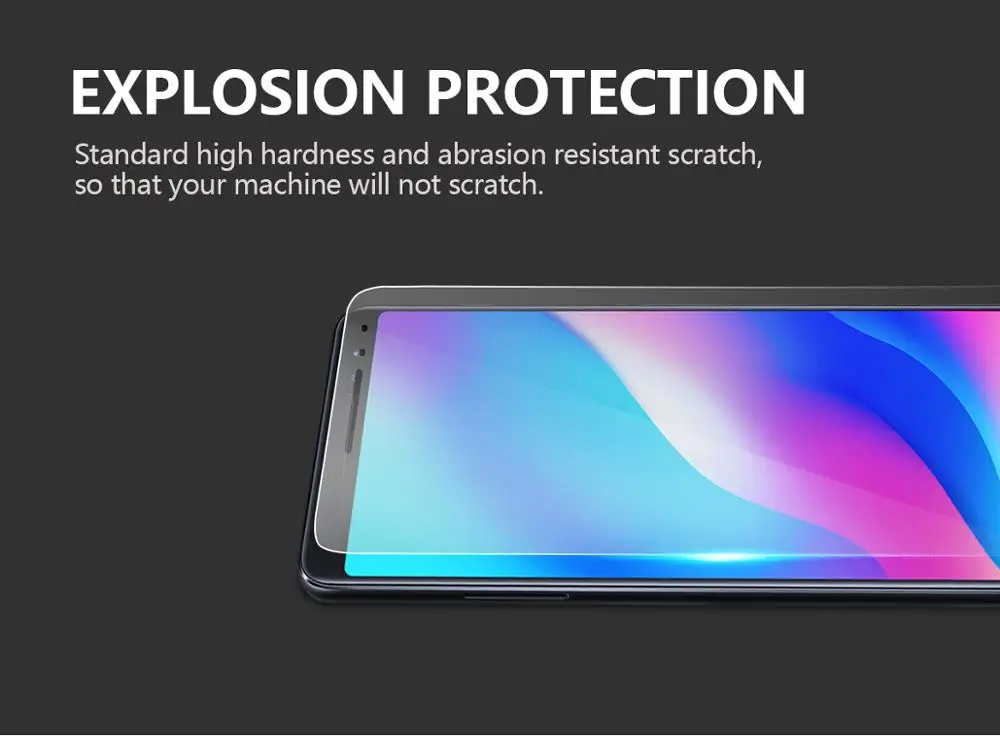 Originale Blackview Temperato Pellicola di Vetro MAX 1 Scratch Prova Facile Da Installare Protezione In Della Copertura | Мобильные