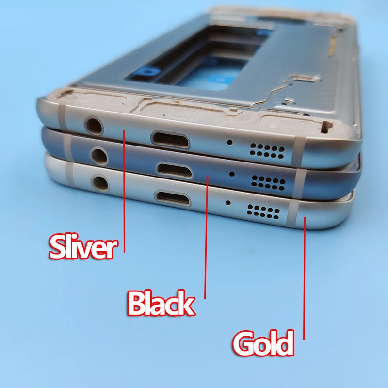 Средняя рамка для samsung Galaxy S7 Edge G935F G935FD с клавишей громкости средняя часть металла