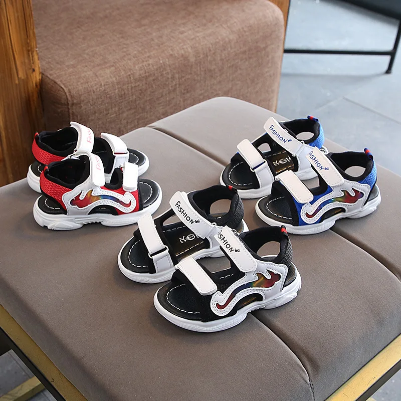 2019 г. новые летние сандалии для маленьких девочек повседневная обувь с надписью