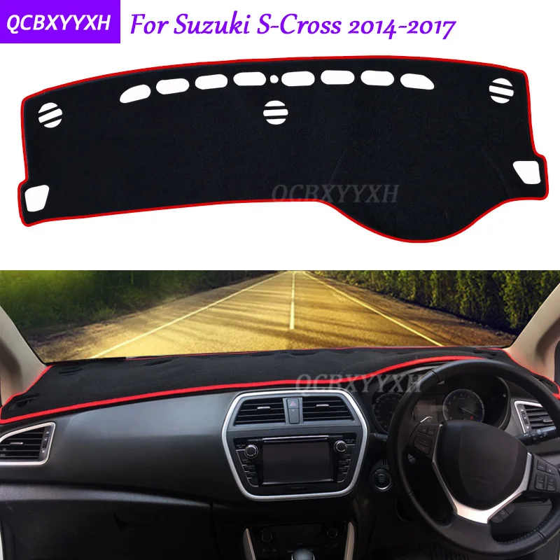 Для Suzuki S Cross 2014 2017 коврик для приборной панели защитный интерьер Photophobism теневая