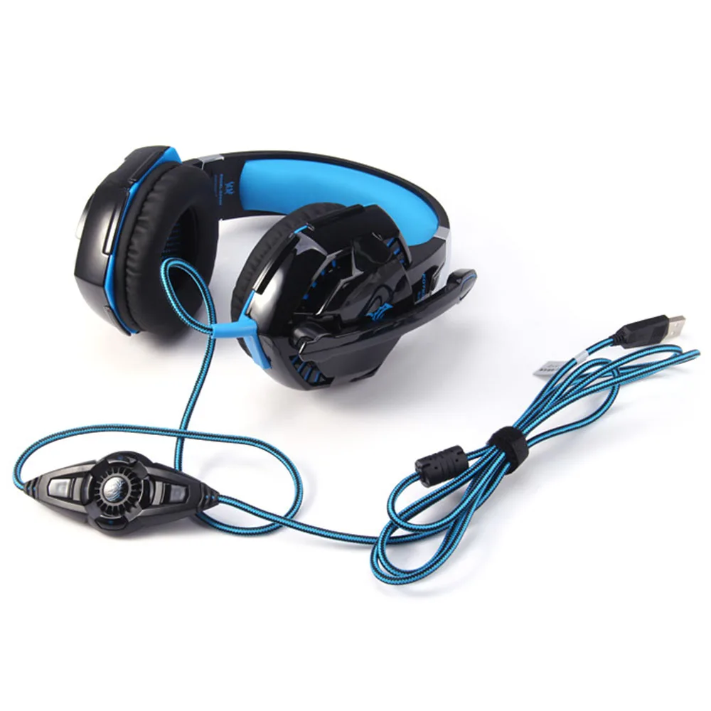 KOTION каждый G2200 Игровые наушники 7 1 Surround USB вибрации игровой гарнитуры оголовье