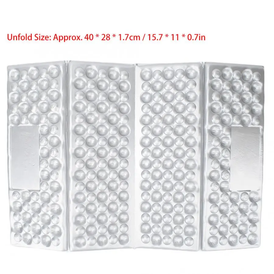 2pcs Camping Mat Folding Ultralight Beach Tent Picnic Mat Waterproof Moisture proof Camping Hiking Beach Pad Cushion Mat Seat